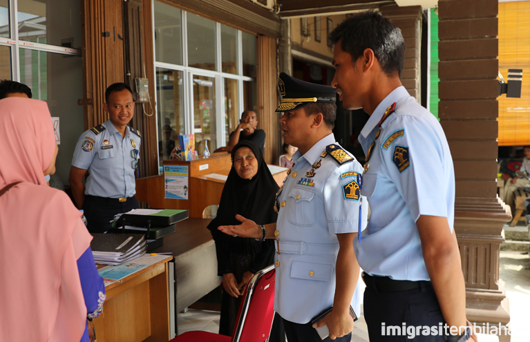 Kadiv Pemasyarakatan, Maulidi Hilal Sambangi Kantor Imigrasi Tembilahan